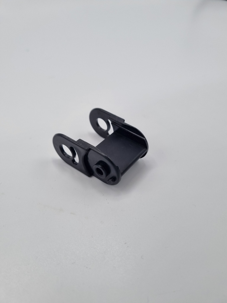 Plissetür 45 Kettenglied schwarz